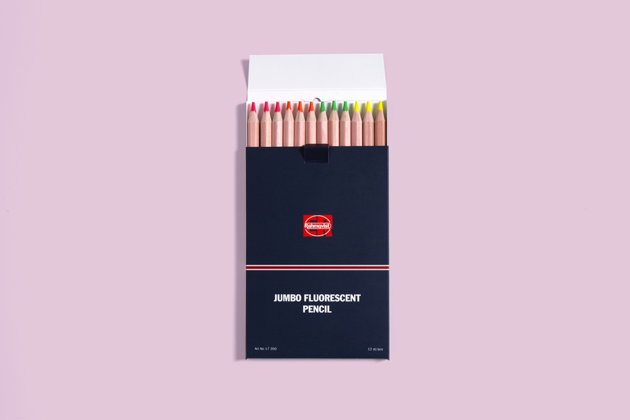 Jumbo Fluorescent Highlighter Pencils