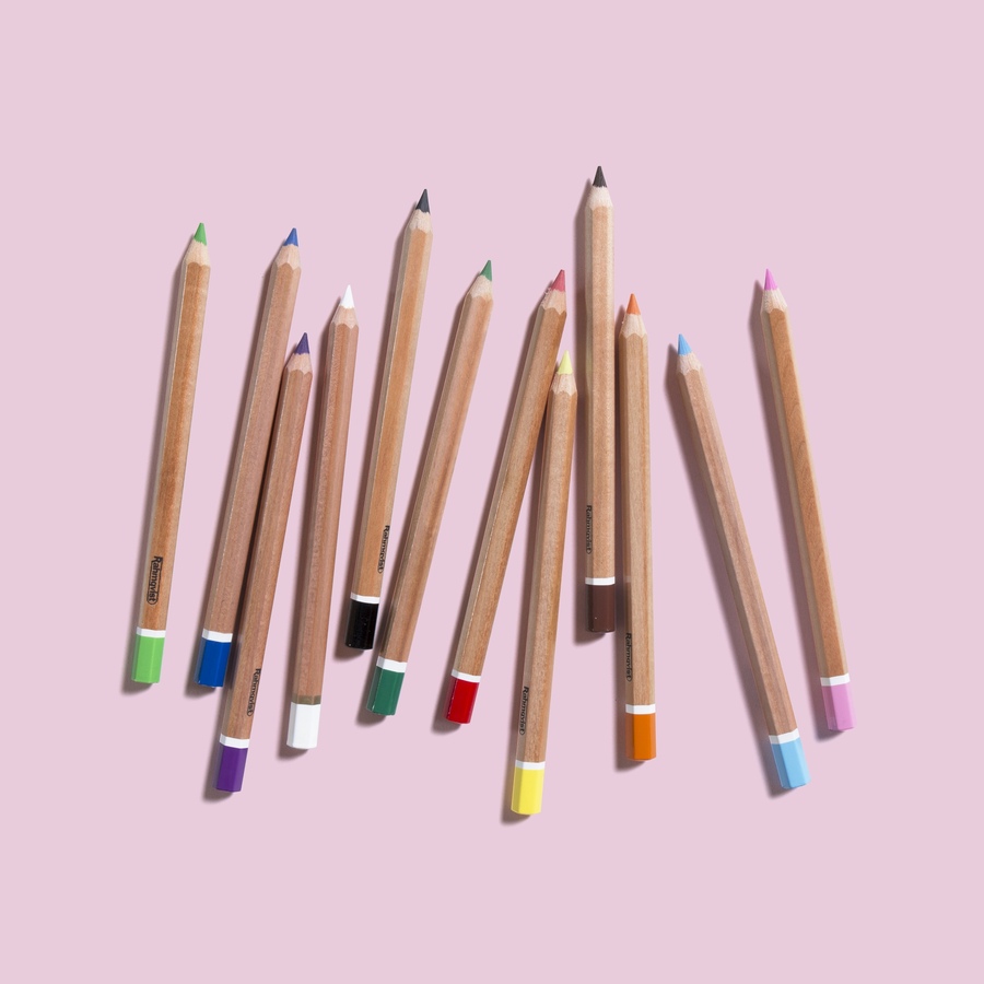 Super Jumbo Colouring Pencils - Robust Construction